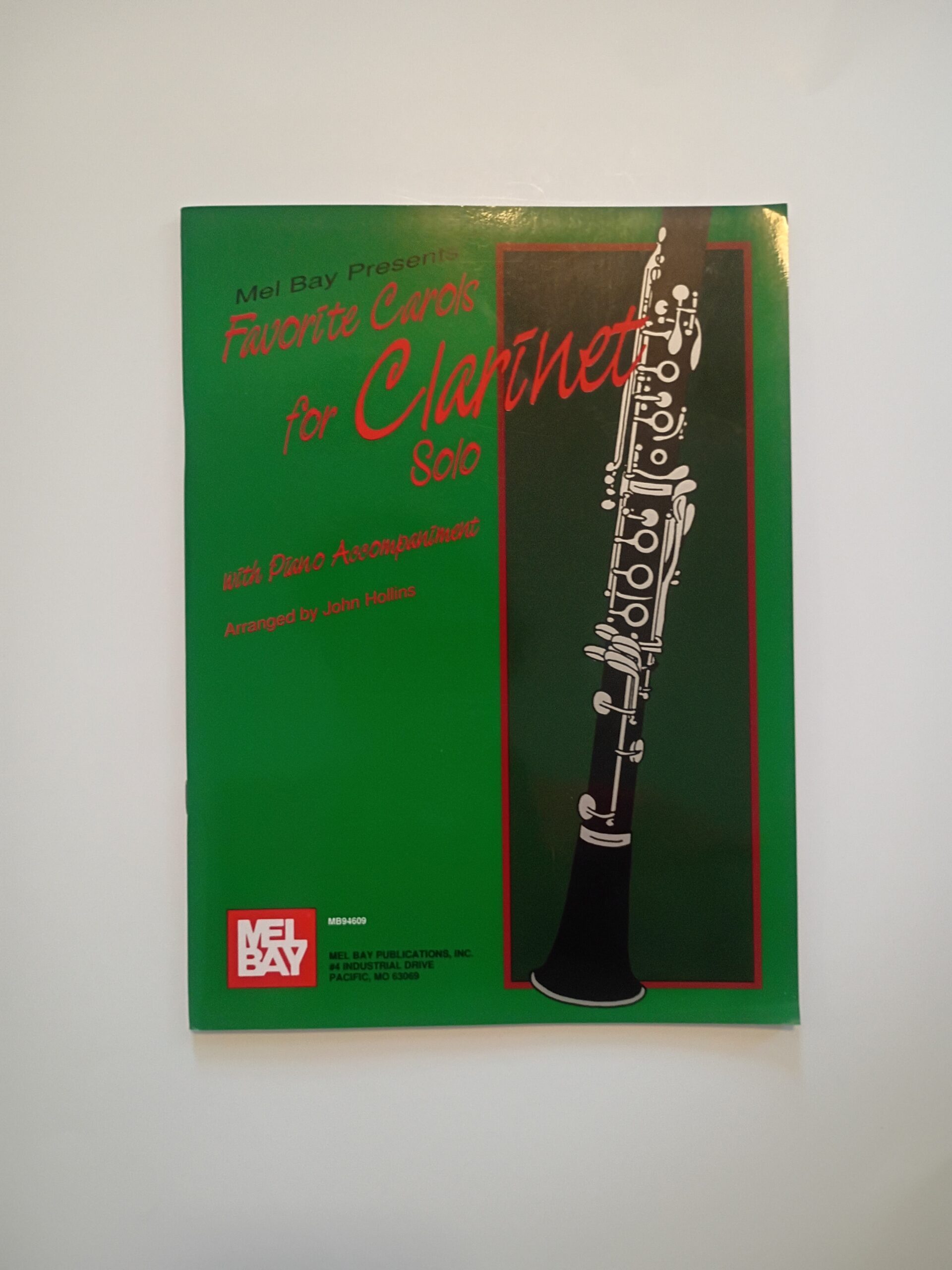 Favorite Carols For Clarinet Solo